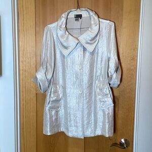Shimmering Champagne Swing Jacket